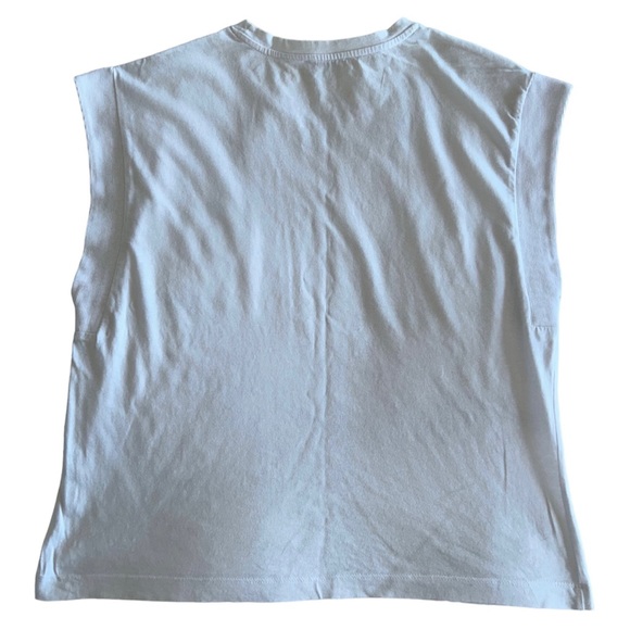 Zara Other - Zara Sleeveless T-Shirt Men’s White Ribbed Edges